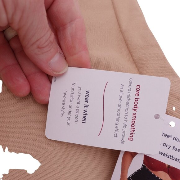 NWT Jockey Skimmies Core Body Smoothing Seamfree High-Waist Brief Sz XL Tan - Picture 5 of 9